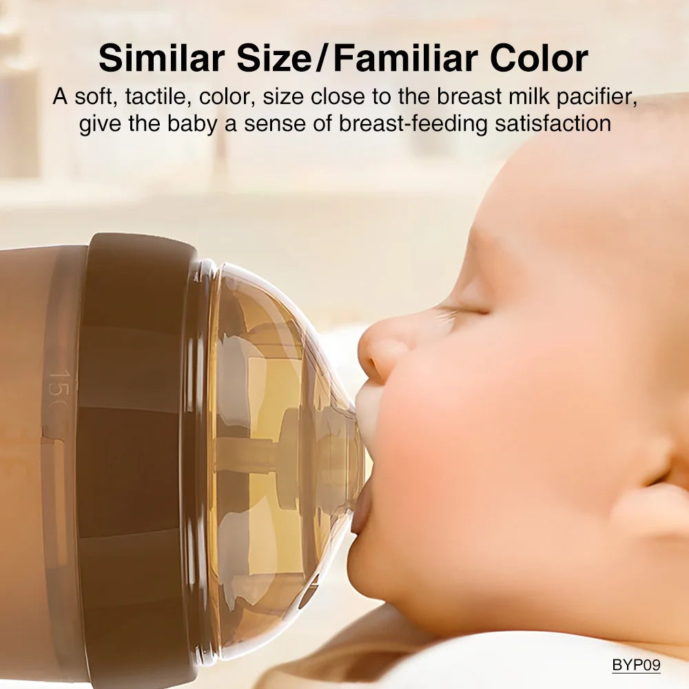 Biberon Portable en Silicone avec Poignée – Pratique et Sécurisé pour Bébé
