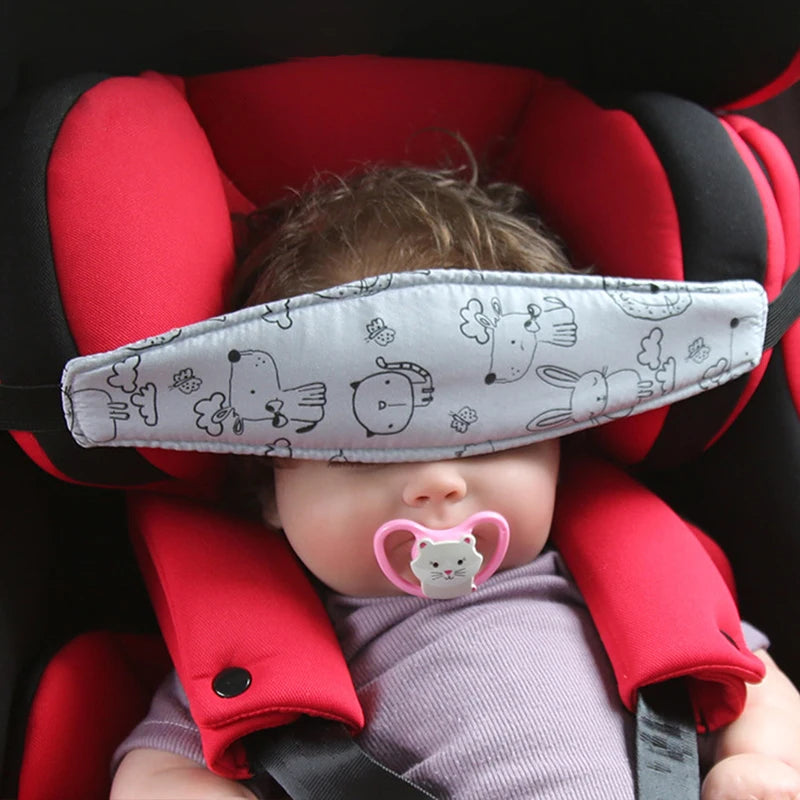 Siège d’Auto pour Bébé avec Soutien de la Tête – Attache Ceinture Universelle pour Enfants & Poussettes