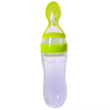 Cuillère chargeur de bouteilles en silicone