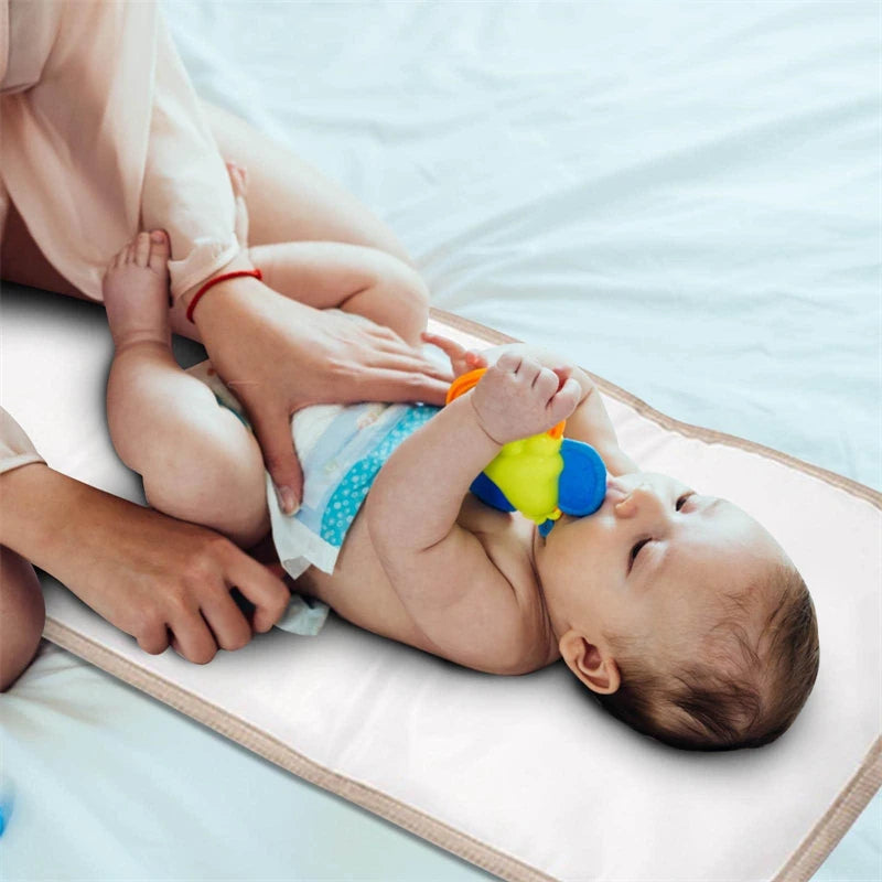 Coussin à Langer Pliable et Imperméable – Confort et Praticité pour Nouveau-né