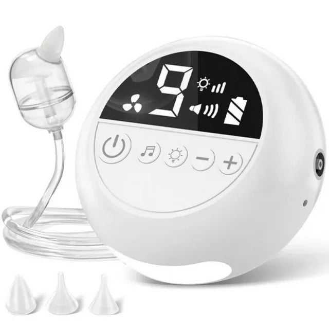 Aspirateur Nasal Électrique pour Bébé – Nettoyeur de Nez avec Musique & Veilleuse