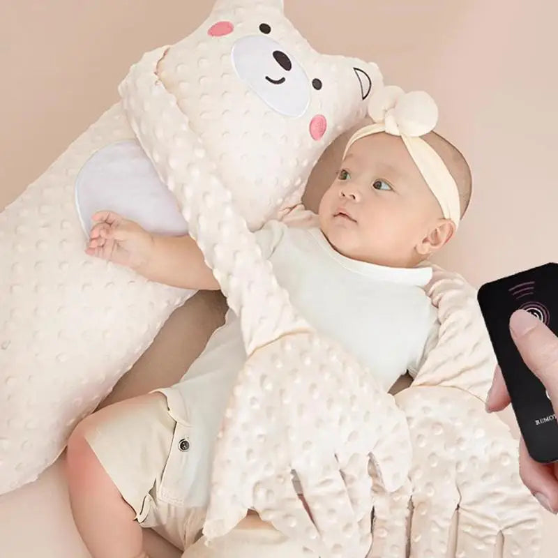Poupée en Peluche Apaisante Télécommandée – L’Aide au Sommeil Idéale pour Bébé