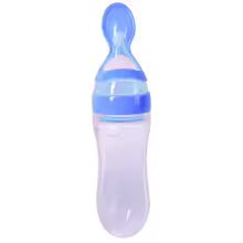 Cuillère chargeur de bouteilles en silicone