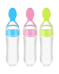 Cuillère chargeur de bouteilles en silicone