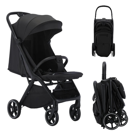 Poussette Pliante Bébé Portable – Compacte & Idéale Voyage Avion