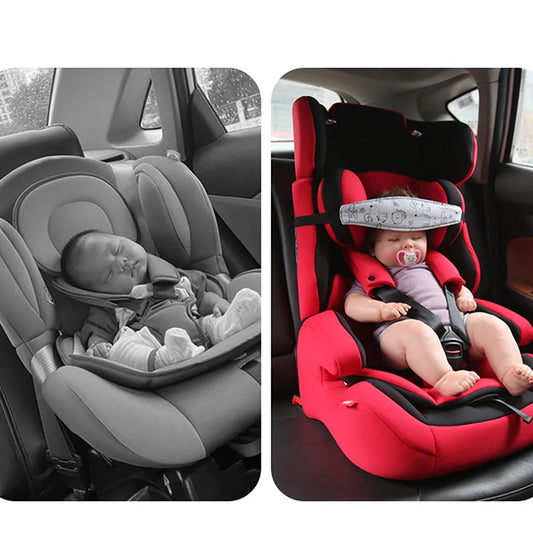 Siège d’Auto pour Bébé avec Soutien de la Tête – Attache Ceinture Universelle pour Enfants & Poussettes