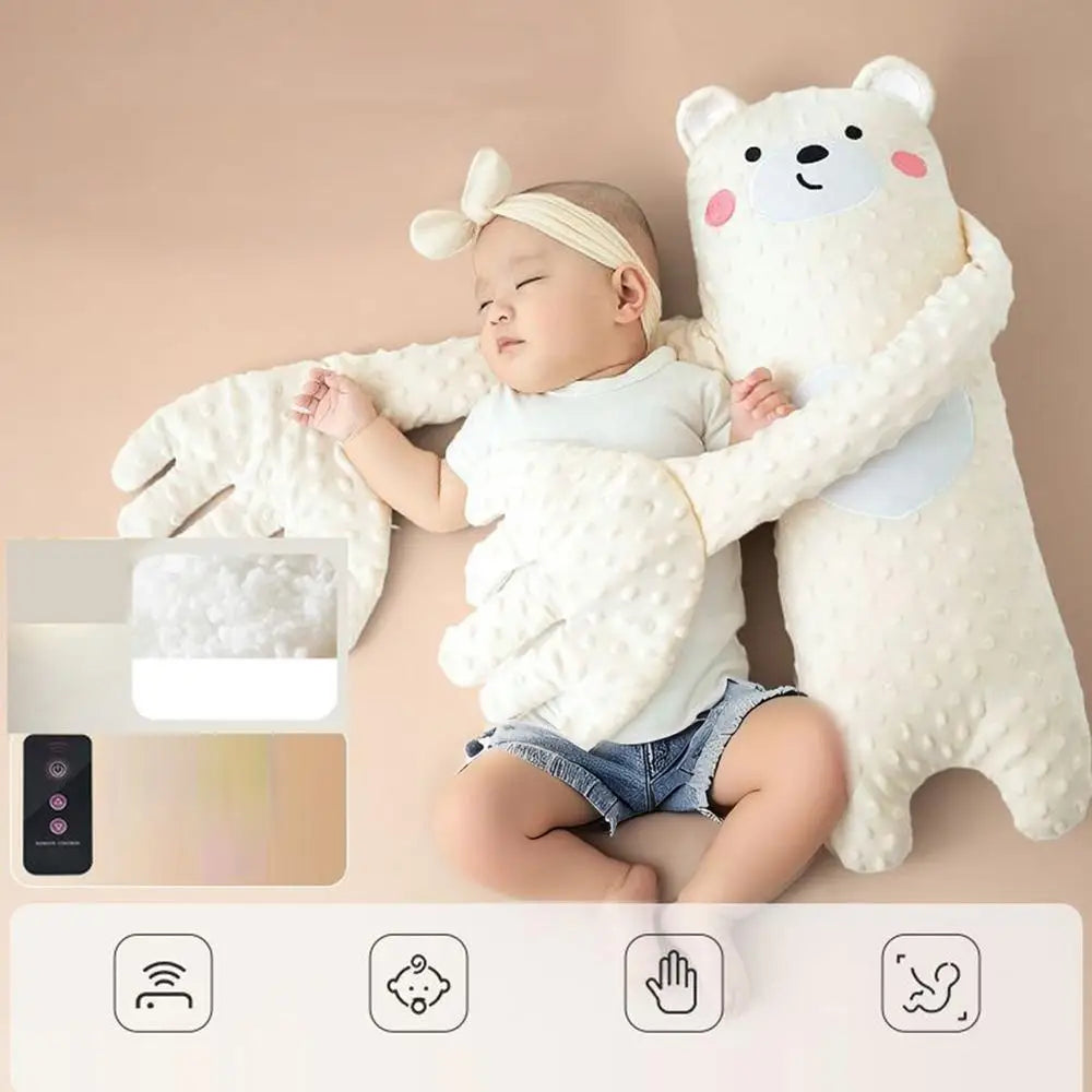 Poupée en Peluche Apaisante Télécommandée – L’Aide au Sommeil Idéale pour Bébé