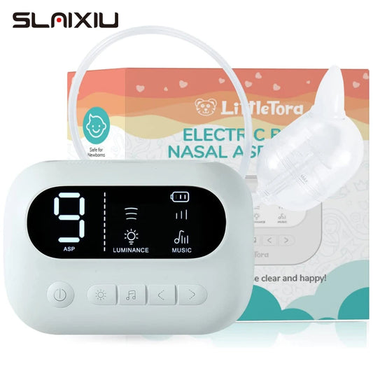 Aspirateur Nasal Électrique pour Bébé – Nettoyeur de Nez avec Musique & Veilleuse