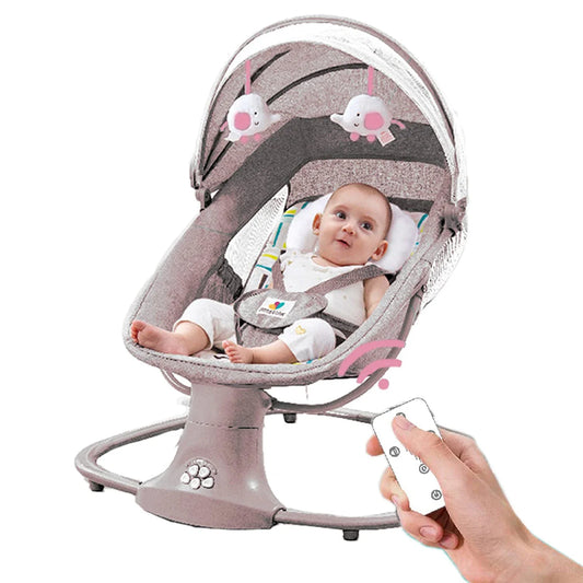 Berceau Électrique Bébé – Chaise à Bascule Confort Nouveau-Né