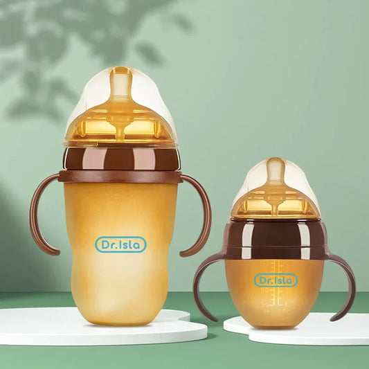 Biberon Portable en Silicone avec Poignée – Pratique et Sécurisé pour Bébé