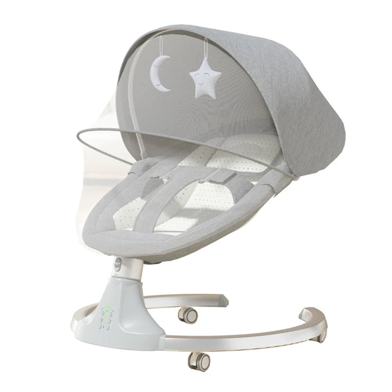 Berceau Électrique Bébé – Chaise à Bascule Confort Nouveau-Né