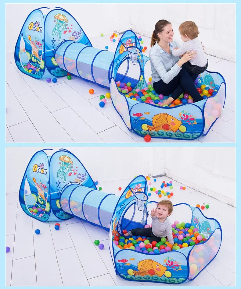 Piscine à Balles Portable pour Enfants – Tente de Jeu Pliable & Sécurisée