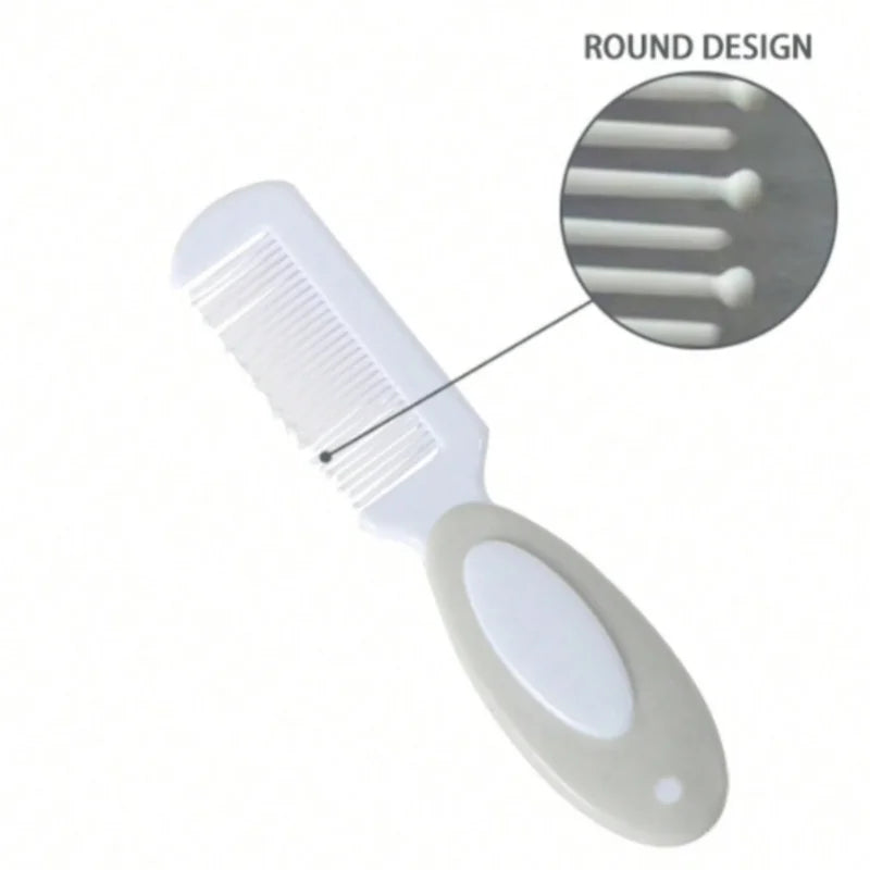 Kit de soins pour bébé inhalateur nasal six pièces Coupe-ongles lime brosse peigne ciseaux accessoires de nettoyage et de soins quotidiens pour bébé