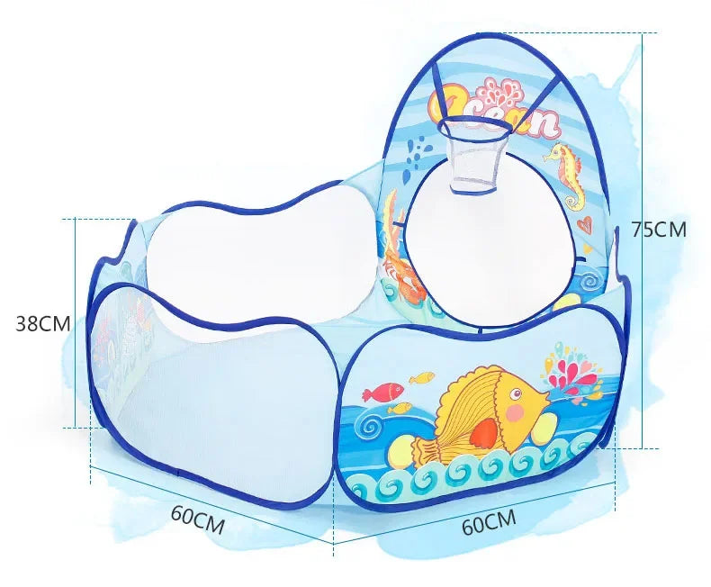 Piscine à Balles Portable pour Enfants – Tente de Jeu Pliable & Sécurisée