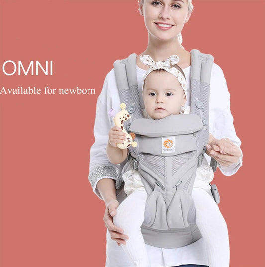 Porte-bébé Respirant & Ergonomique – Le Compagnon Idéal des Parents Actifs