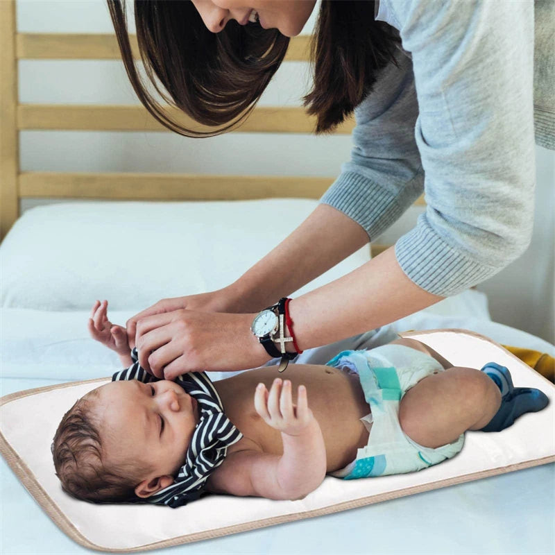 Coussin à Langer Pliable et Imperméable – Confort et Praticité pour Nouveau-né