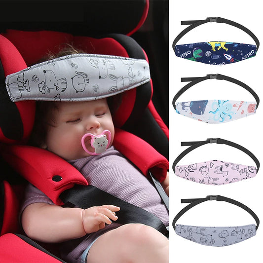 Siège d’Auto pour Bébé avec Soutien de la Tête – Attache Ceinture Universelle pour Enfants & Poussettes