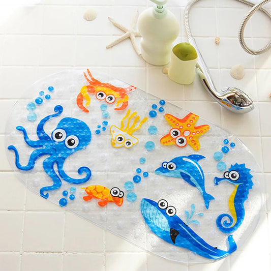 Tapis de baignoire bébé, antidérapant, sécurité bain bébé, accessoire baignoire.