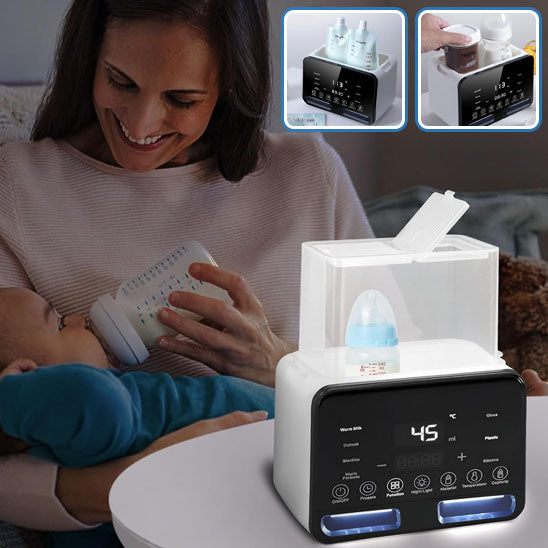 Chauffe-biberon stérilisateur multifonction rapide chauffe-biberon avec minuterie contrôle précis de la température accessoires pour nouveau-nés