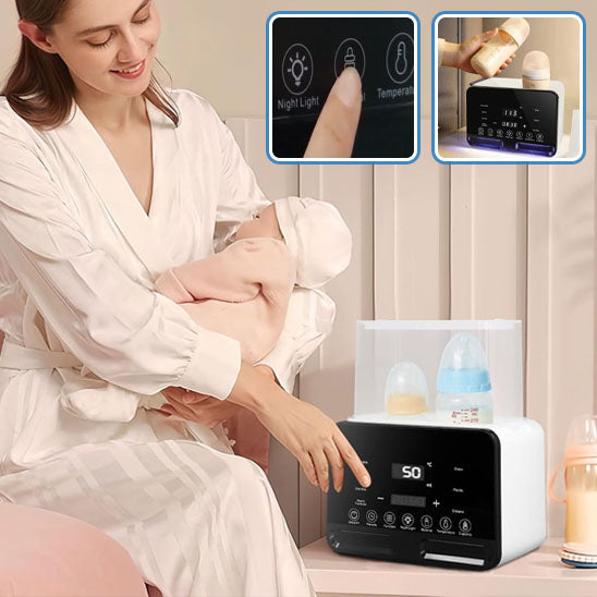 Chauffe-biberon stérilisateur multifonction rapide chauffe-biberon avec minuterie contrôle précis de la température accessoires pour nouveau-nés
